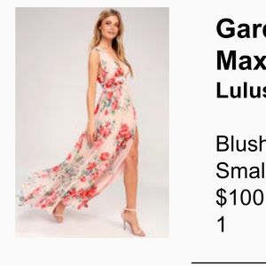 Lulu’s floral maxi dress